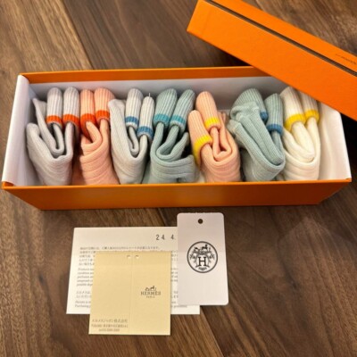 Hermes ベビーソックスセット ギフトボックス付き Unused