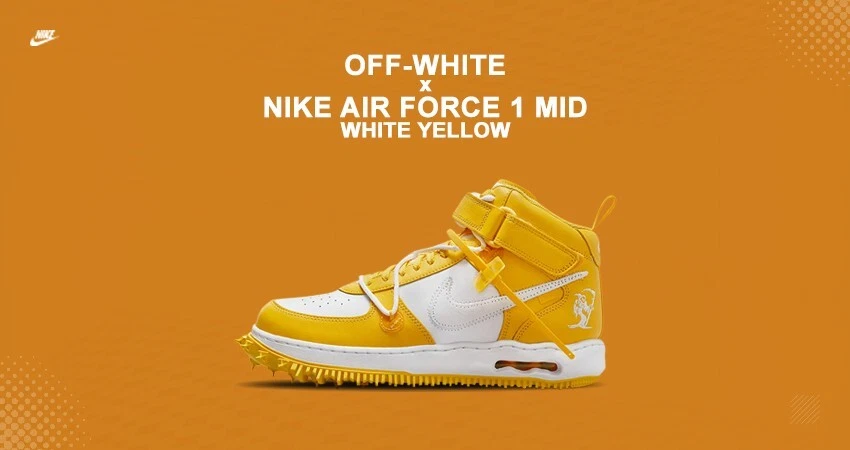 Off White x Nike Air Force 1 Mid Sneakers Zapatillas hombre 42EU 8.5US