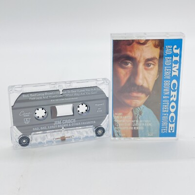 Jim Croce Bad, Bad Leroy Brown And Other Favorites Music 1991 Cassette Tape