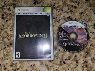 Microsoft Original Xbox Elder Scrolls III Morrowind Platinum Hits