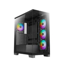 Gamer Gaming Tower Gehäuse AZZA Cove 570 Black 4x ARGB Lüfter USB 3.0 - NEU