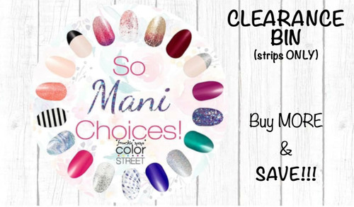 Color Street *DISCOUNTED* *CLEARANCE BIN* *Strips ONLY* Buy More & SAVE!!