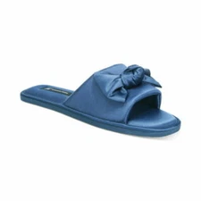INC International Concepts  ESF-12519 Women Satin-Bow Slide Slippers XL (11-12)