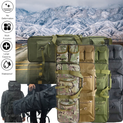 #ad 47in Storage Backpack Hunting Range Carry Tactical Rifle Heavy Storage Case Bag $25.95
