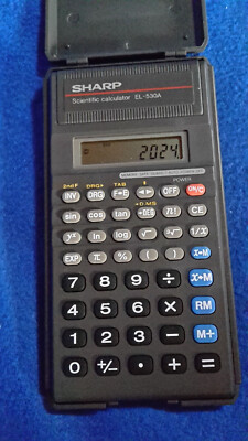 Sharp EL-530A - Voll funktionsfähig, Wissenschaftlicher Taschenrechner, VINTAGE.