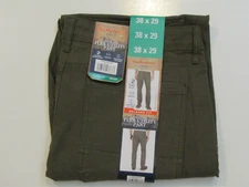 Weatherproof Olive Flex Utility Pants Stretch Trevorland  38 W 29 L NWT Mens