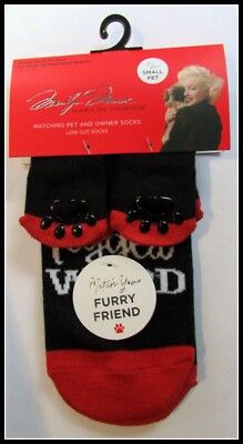 Pet and Owner matching socks ''Love is a Four Legged Word'' super cute NEW