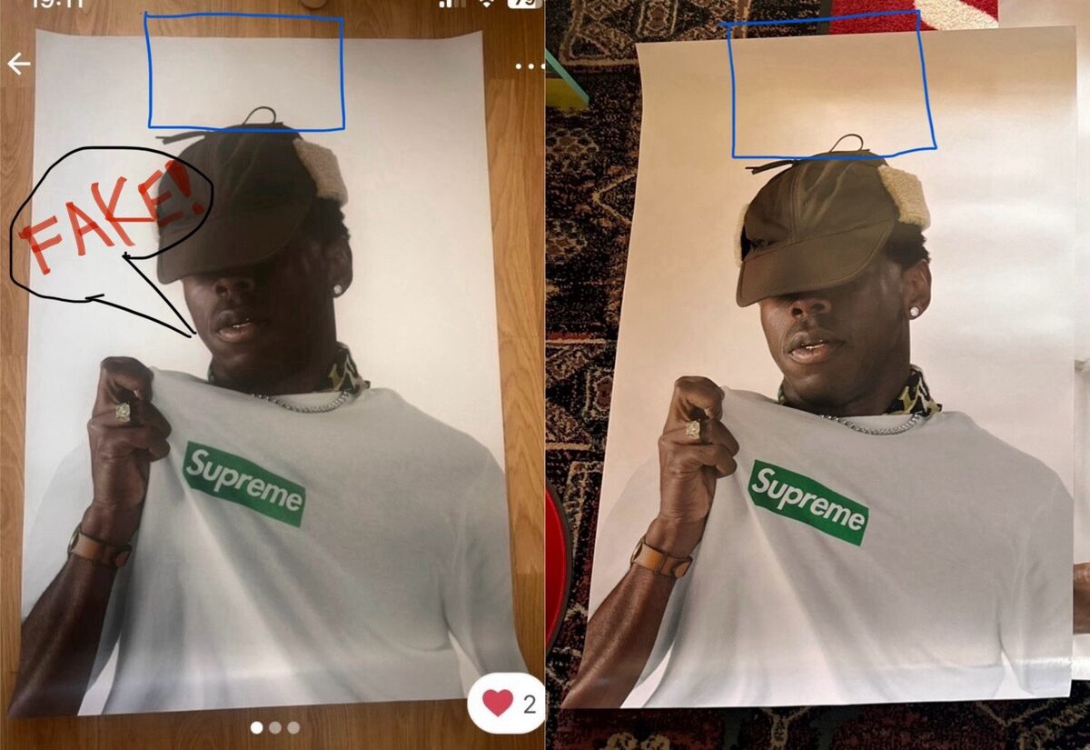 AUTHENTIC Brand New FW24 Supreme Tyler the Creator Poster 24 AUTHENTIC Brand New FW24 Supreme Tyler the Creator Poster 24
