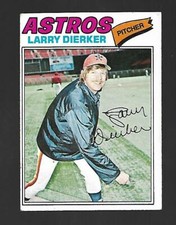 1977 Topps #350 Larry Dierker Houston Astros VG+