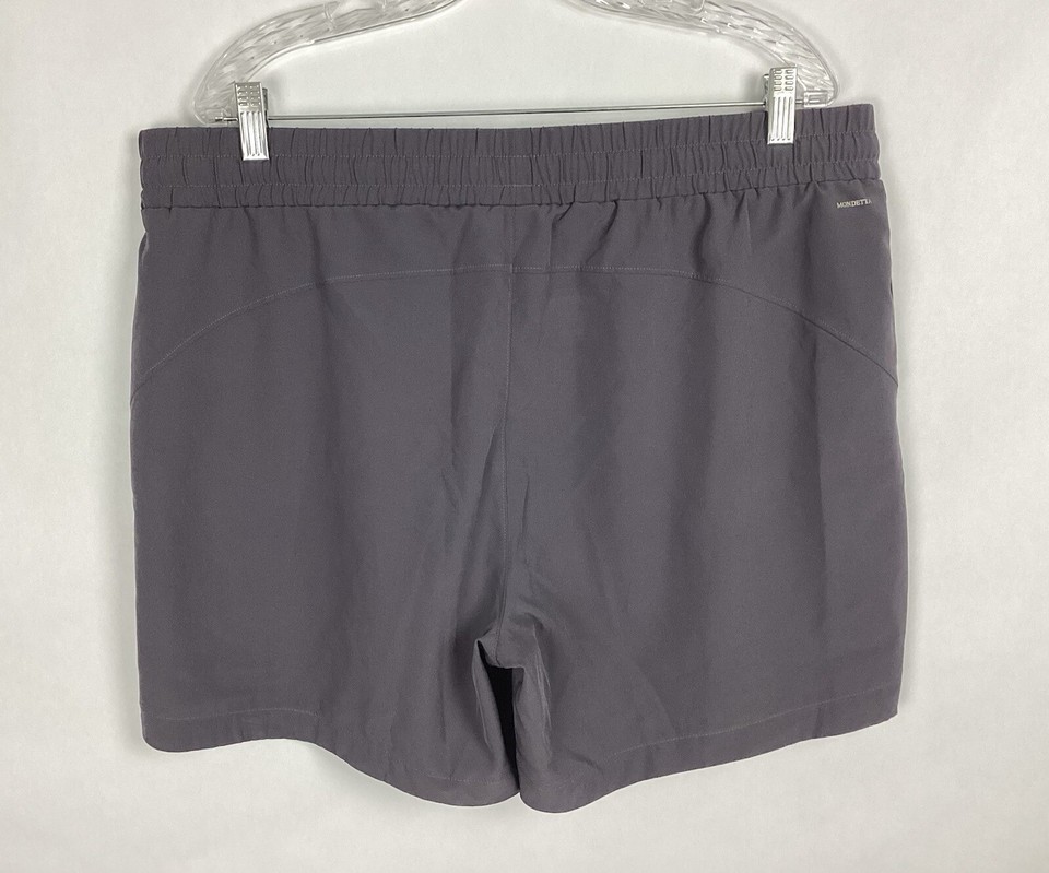 Mondetta Performance + Luxury Gray Gunmetal Athletic Shorts Size XL