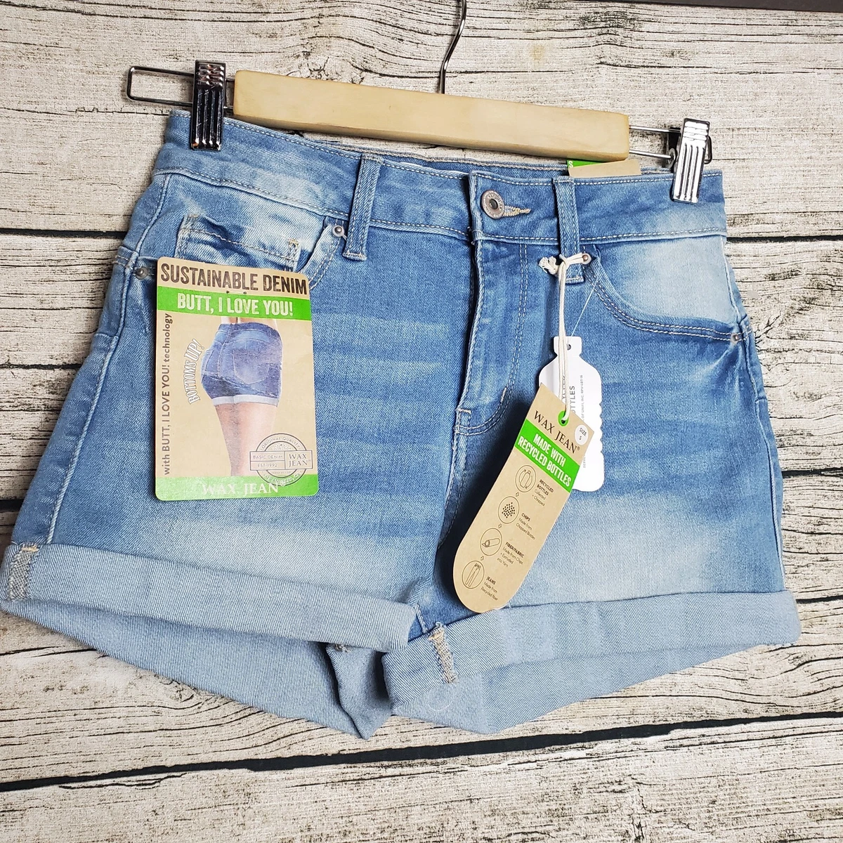 Sustainable jean shorts sales