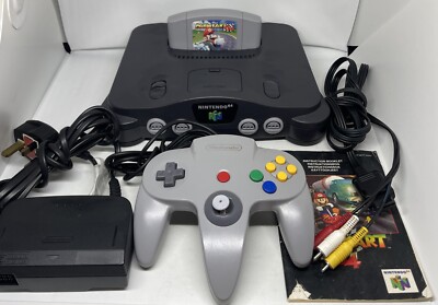 Nintendo 64 N64 Konsole & Controller Bundle mit MARIO KART - PAL - Bundle