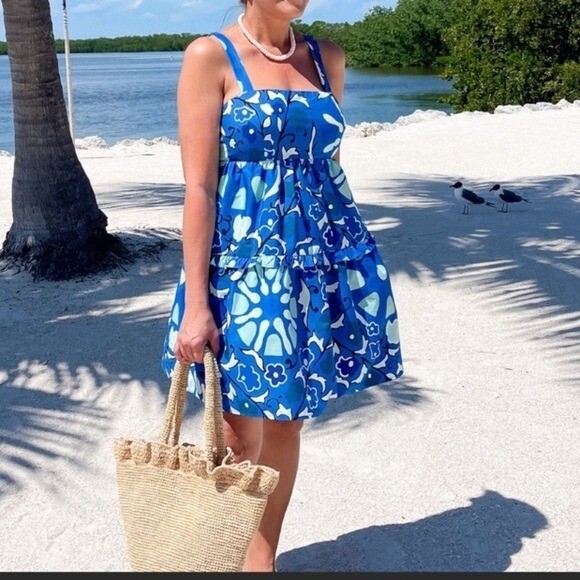 NWOT RHODE x Target Limited Edition Zinnia Floral Tiered Mini Dress - XL |  eBay