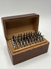 Boley Triebnietmaschine Einpresswerkzeug Punzen Kasten Uhrmacher Watchmaker #48