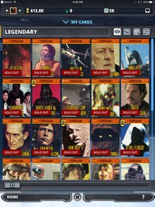 ebay star wars cards