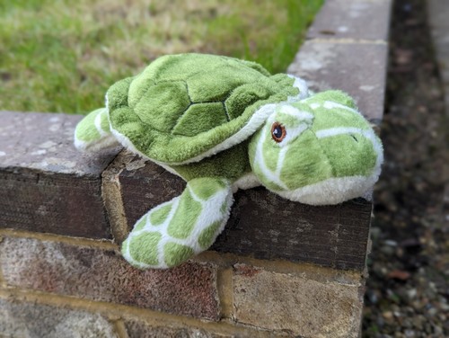 Re-PETS Turtle Plushie Soft Toy Cuddly Save Planet Nature Olive Ridley UNUSED