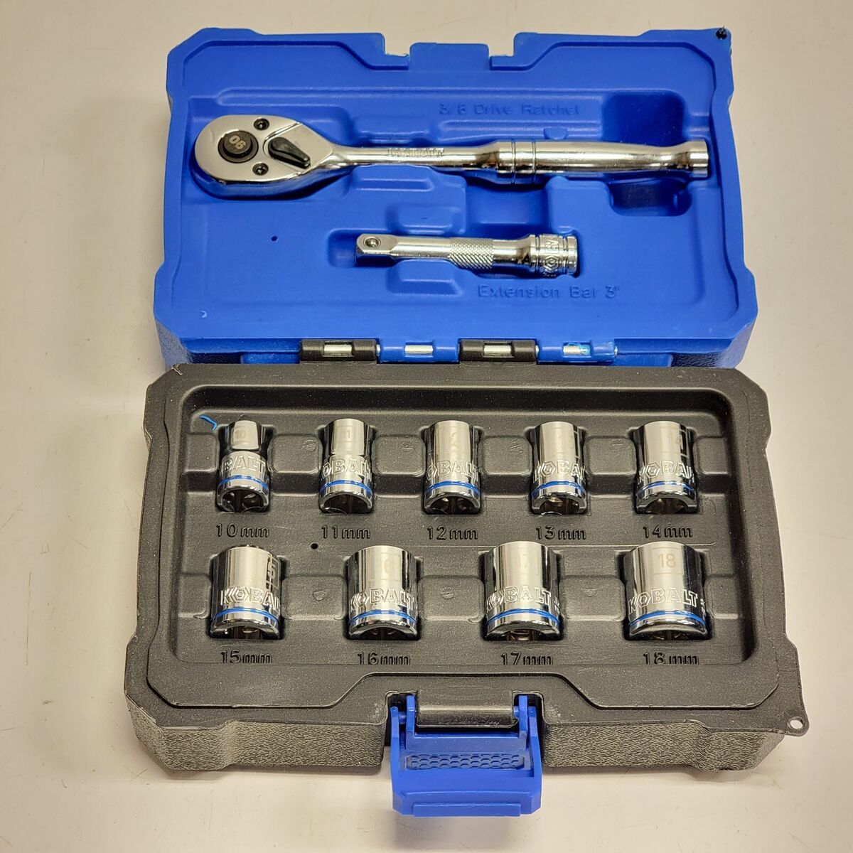 Kobalt 11-Piece Metric Polished Chrome Mechanics Tool Set Kobalt 11-Piece Metric Polished Chrome Mechanics Tool Set