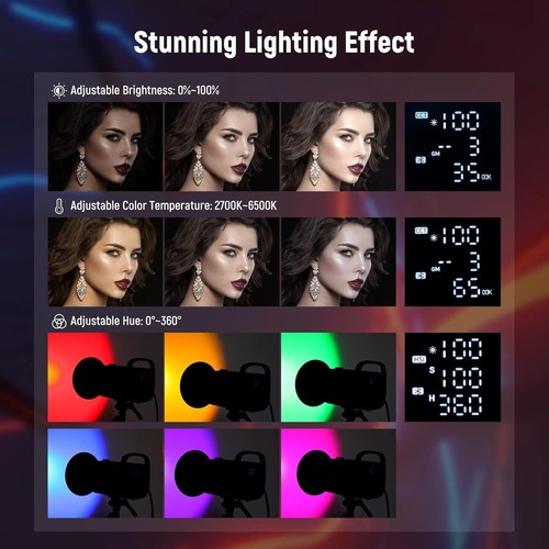 NEEWER RGB CB60 Continuous 70W CRI 97+ LED Video Light Bowens Fit- Fast Delivery - Picture 8 of 8