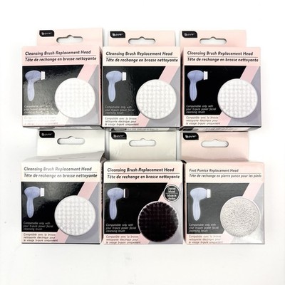 b·pure Power Facial Cleansing Brush - Replacement Head, Foot Pumice Head - Set 6