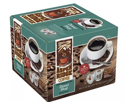 K Cups - Donut Shop Single Serve Coffee Medium Roast, Extra Bold - 40 Count