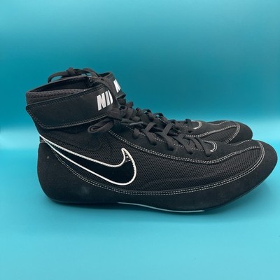 Nike Speedsweep 7 Wrestling Shoes Mens Size 13 Black White Athletic 366683-001