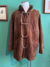Vintage Nazareno Gabrielli Men’s Shearling Coat, Italy, Size 50