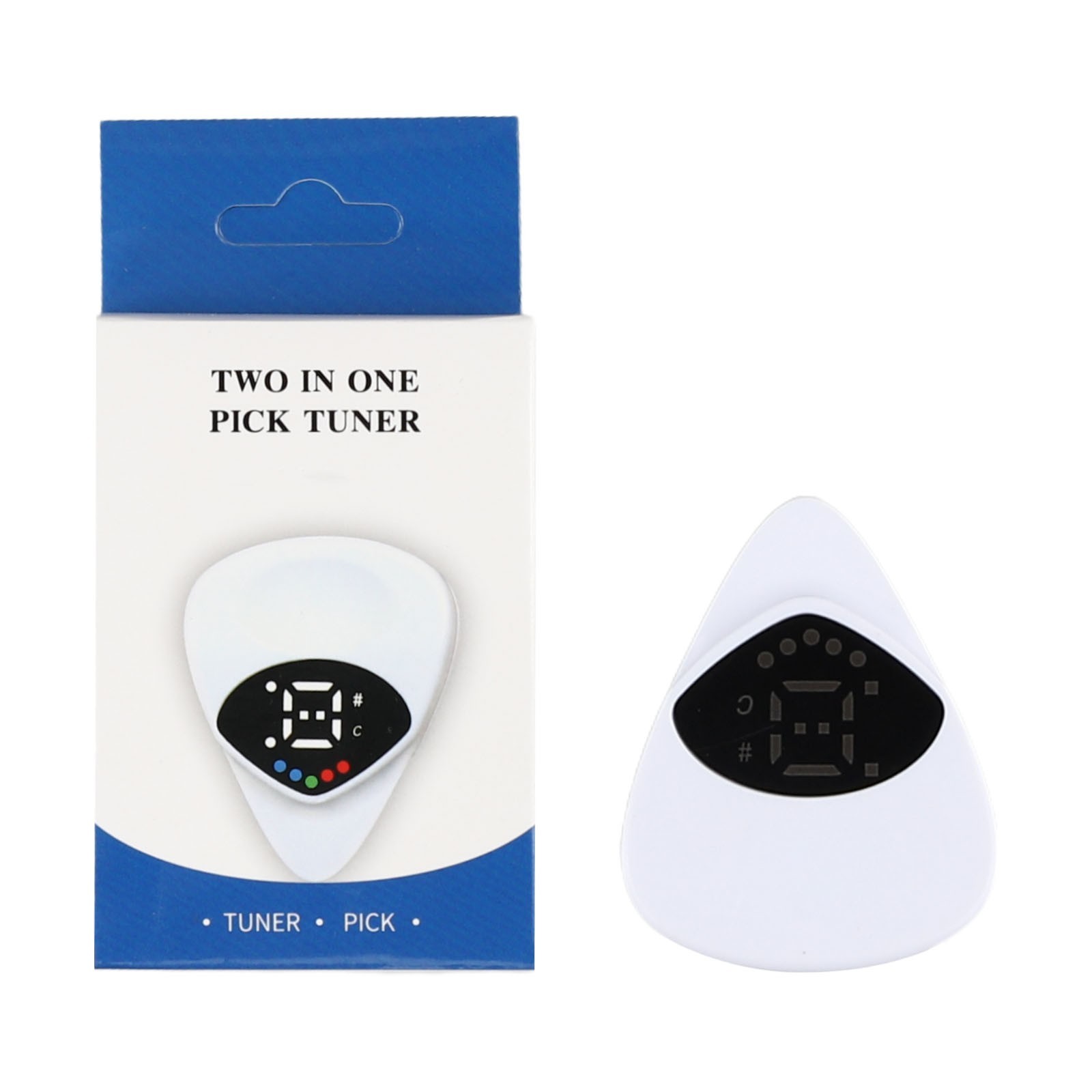 Accordeur Plectre Guitare Multifonctionnel pour Guitares Acoustiques et Électri