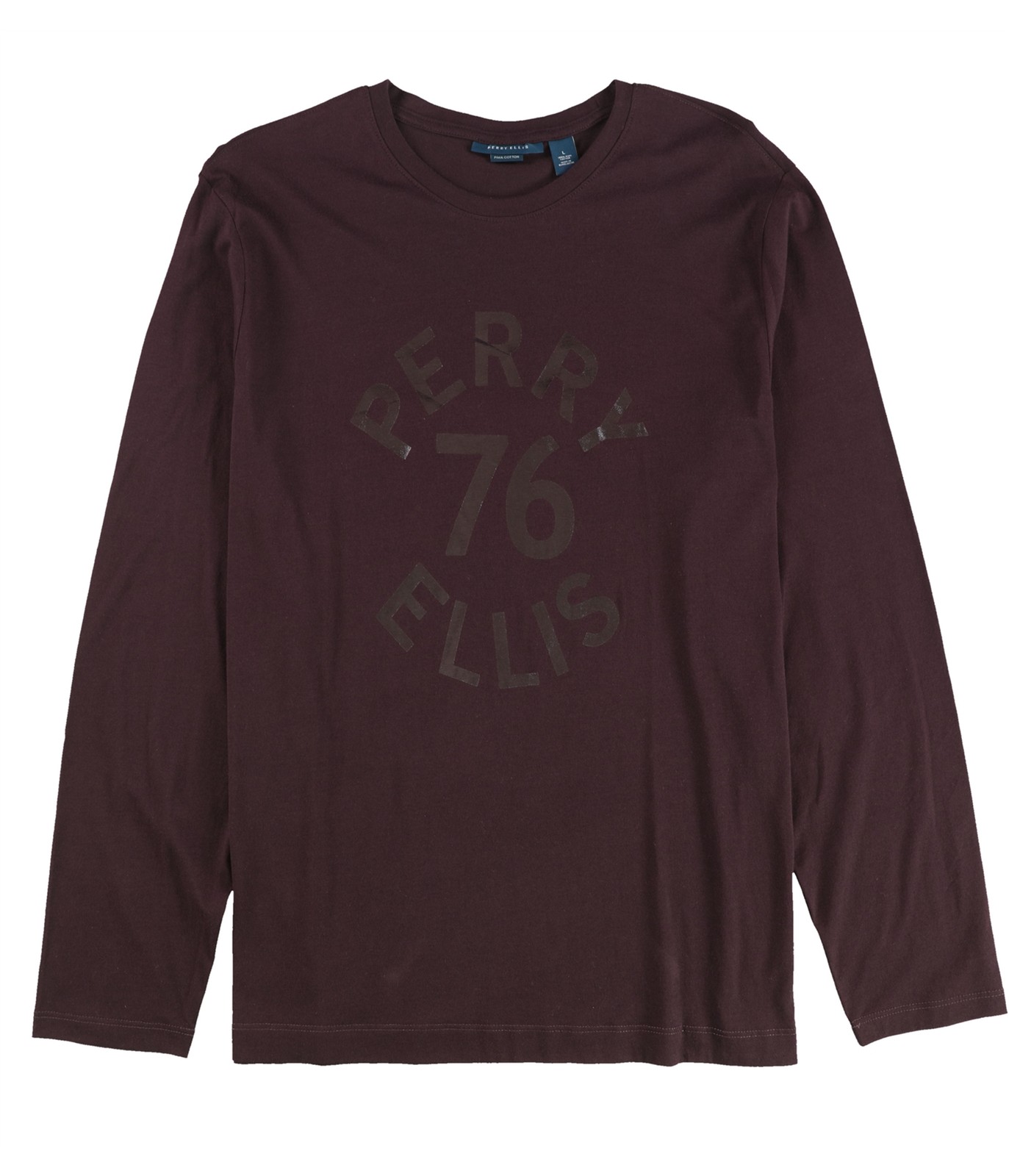 Базовая футболка Perry Ellis Mens 76 фиолетовая большого размера 5890₽