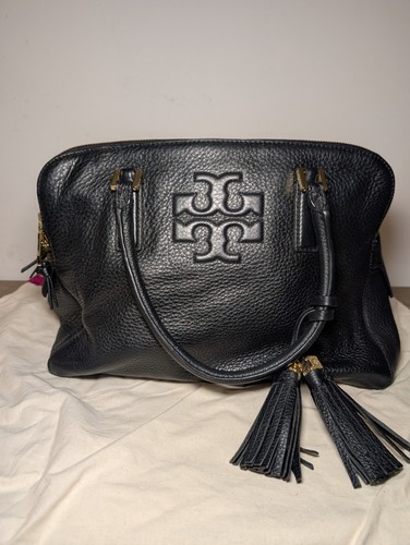 Tory Burch Thea Pebbled Leather Satchel