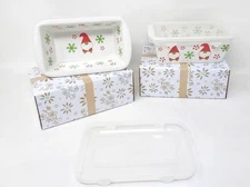 Temp-tations Set of 2 Mini Loaf Pans, Gift Boxes, T49682 Gnome