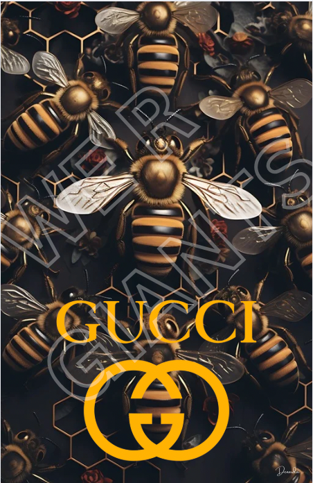 Gucci Bee Wall Art 11x17 Print Wall Decor Gucci Art | eBay