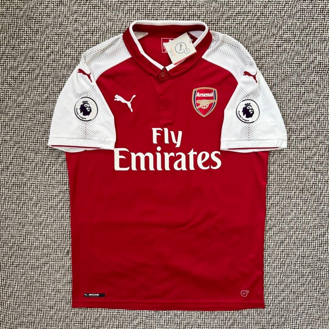 Jack Wilshere #10 Arsenal F.C. 2017/18 Home Puma Jersey PL Patch