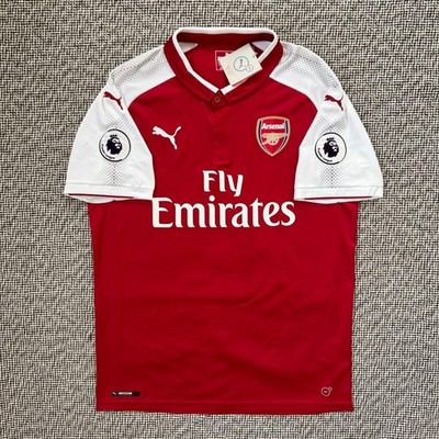 Jack Wilshere #10 Arsenal F.C. 2017/18 Home Puma Jersey PL Patch