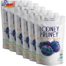 6 Pack Organic Natural Pitted Dried Prunes California-Grown Kosher Non-GMO NEW
