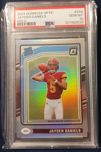 2024 Panini Donruss Optic - Rated Rookie Jayden Daniels #248 Holo Prizm (RC)