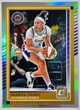 2025 Panini Donruss WNBA - #43 Dearica Hamby Holo - Los Angeles Sparks