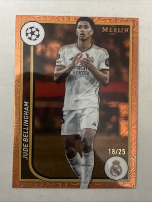 Jude Bellingham 2023-24 Topps Merlin UCC Orange Refractor /25