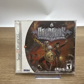 Draconus: Cult of the Wyrm (Sega Dreamcast, 2000) COMPLETE W/REG CARD MINT DISK