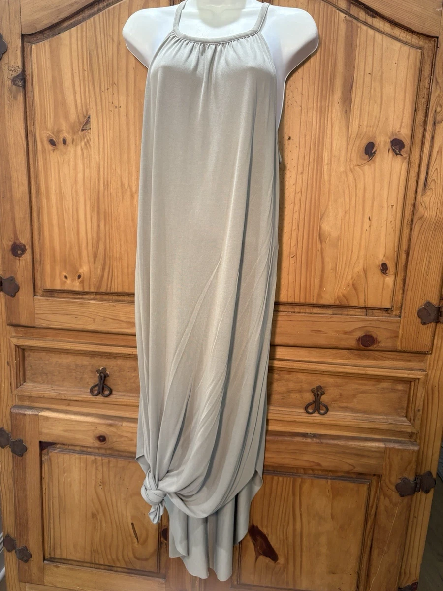 faux wrap dress maxi Baltic Born Womens Breanne Faux Wrap Maxi Dress | Slate Blue