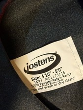 JOSTENS BLACK MATTE 4 10 -5 GRADUATION GOWN