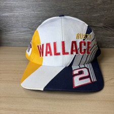 Vintage Rusty Wallace Hat Cap Snap Back NASCAR 50th Anniversary Mens Racing 90s