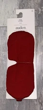 Auden Jersey Quilted Sleep Mask - Red - One Size - NEW