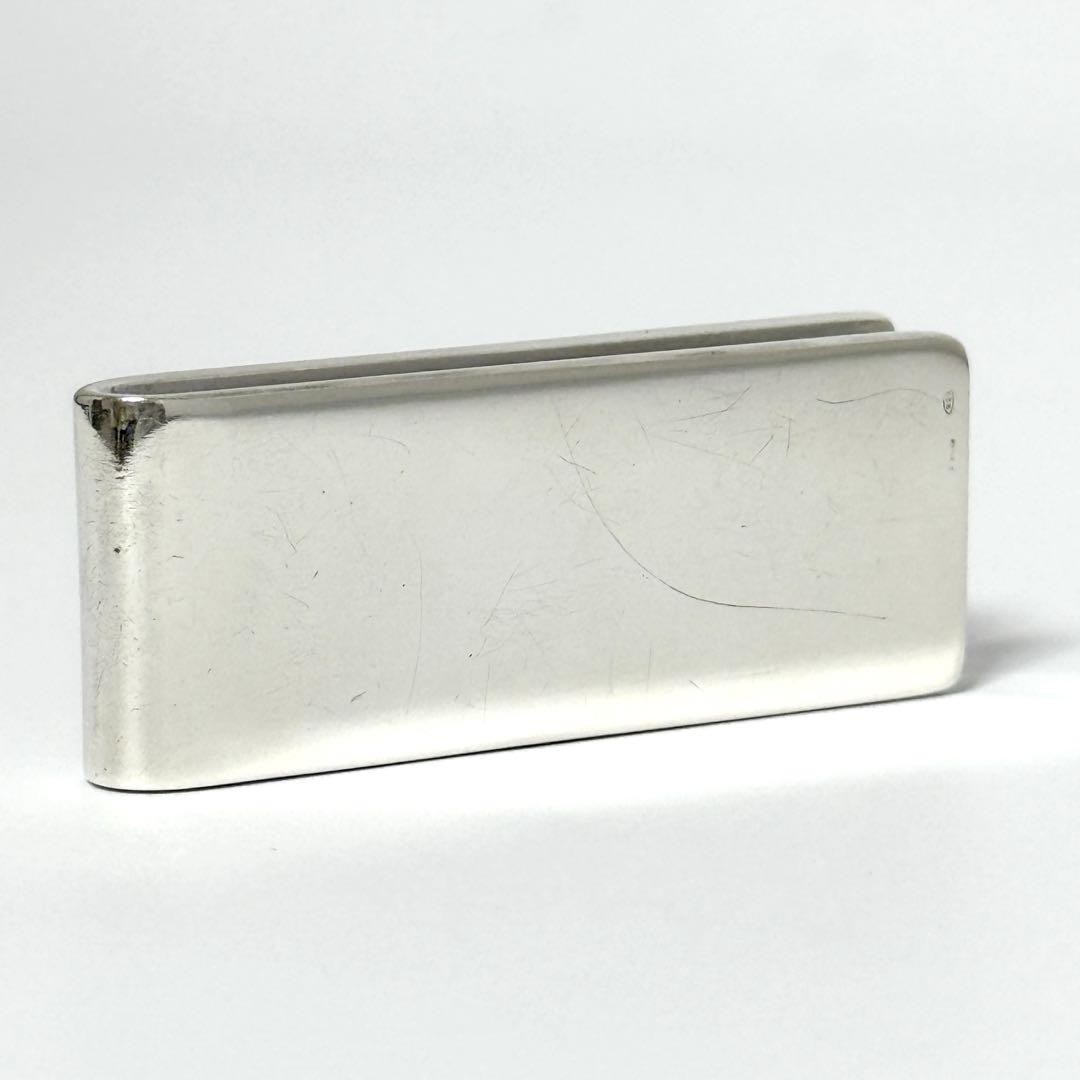 Prada Men's Vintage Silver Money Clip Bill Clip 5cm x 2cm