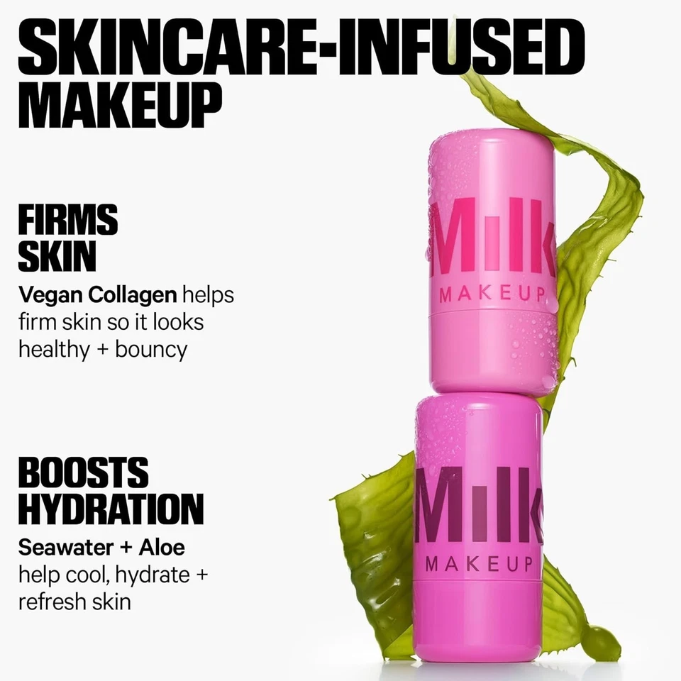 Milk Makeup Cooling Water Jelly Tint Shade Splash, Burst - Poppy Pink - No Box - Image 3 of 4