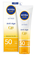 Nivea Sun UV viso Q10 anti-età anti-pigmenti SPF50 50 ml 1,7 oz scadenza 01/2027