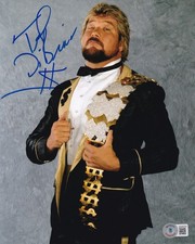 The Million Dollar Man Ted DiBiase Signed WWE 8x10 Photo BAS COA Picture Auto A