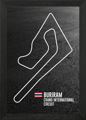 Chang Int Circuit Gerahmtes Wandbild Poster Leinwanddruck Bild