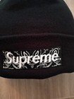 Supreme New Era Box Logo Paisley Beanie Black Adjustable Streetwear Men's Hat — photo 2