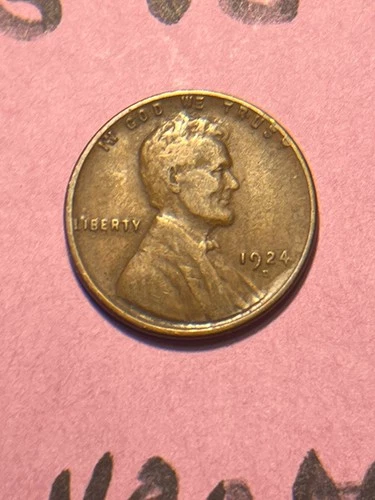 (1) 1924D 24D KEY DATE Lincoln Wheat Cent  - - G+ Buyer grade #480ABC