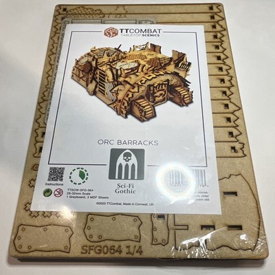 TTCombat Orc Barracks Sci-Fi Gothic MDF Terrain Kit TTSCW-SFG-064 (2023)
